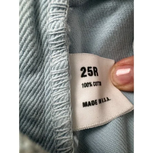 Big Star Womens Light Wash Denim Capri Jeans Size 25R 100% Cotton Made In USA NW - Picture 3 of 16